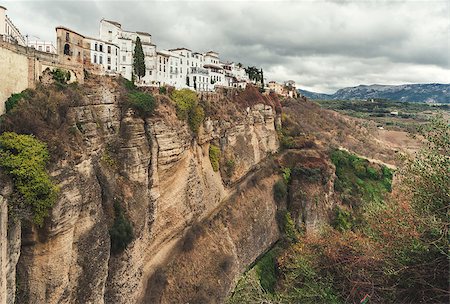 Picturesque view of Ronda city. Province of Malaga, Andalusia, Spain Stock Photo - Budget Royalty-Free & Subscription, Code: 400-07816688