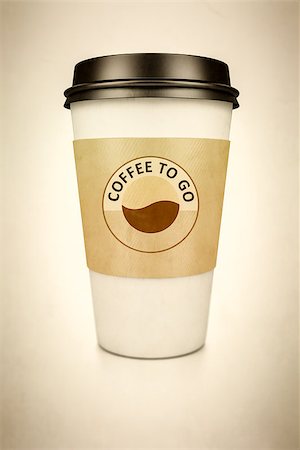 simsearch:400-08371658,k - A grunge image of a coffee to go Fotografie stock - Microstock e Abbonamento, Codice: 400-07817565