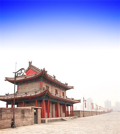 simsearch:400-07833653,k - Ancient wall in Xi'an, China Stockbilder - Microstock & Abonnement, Bildnummer: 400-07819299