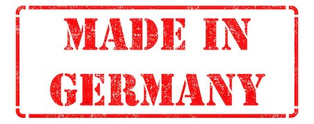simsearch:400-04354197,k - Made in Germany - Inscription on Red Rubber Stamp Isolated on White. Stock Photo - Budget Royalty-Free & Subscription, Code: 400-07819509