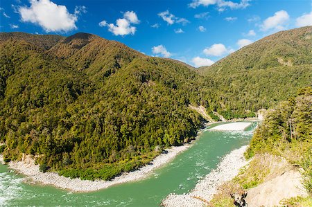 simsearch:400-04412215,k - Beautiful  bends of the Buller River, New Zealand Photographie de stock - Aubaine LD & Abonnement, Code: 400-07824010