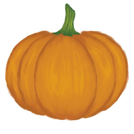 simsearch:400-04008520,k - Digital illustration of big pumpkin on white background. Stock Photo - Budget Royalty-Free & Subscription, Code: 400-07824090