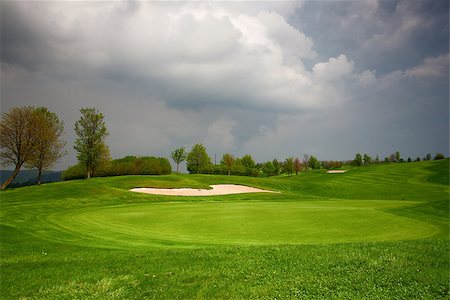 simsearch:400-07218299,k - On the golf course before heavy storm Stock Photo - Budget Royalty-Free & Subscription, Code: 400-07824358