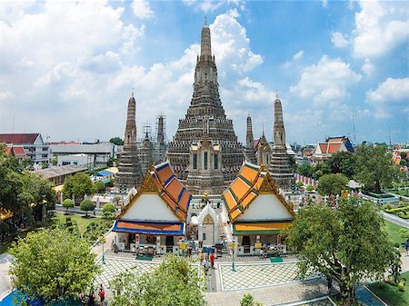 Wat Arun Ratchawararam Ratchawaramahawihan or Wat Arun is a Buddhist temple in Bangkok Yai district of Bangkok, Thailand, on the Thonburi west bank of the Chao Phraya River. Stock Photo - Budget Royalty-Free & Subscription, Code: 400-07824533