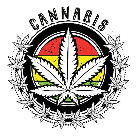 simsearch:400-08493359,k - Set of cannabis and marijuana product symbol stamps vector Stock Photo - Budget Royalty-Free & Subscription, Code: 400-07825981