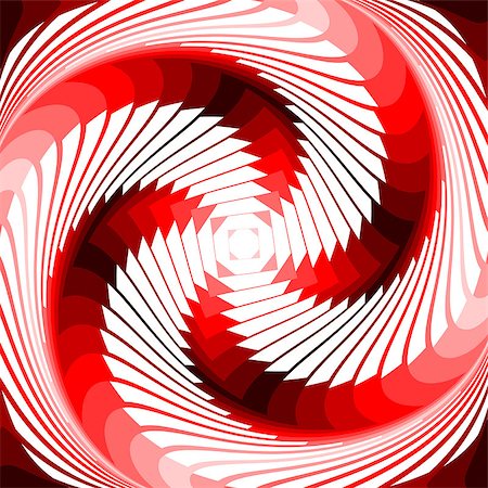 simsearch:400-07717373,k - Design colorful vortex movement illusion geometric background. Abstract stripe distorted textured backdrop. Vector-art illustration Foto de stock - Super Valor sin royalties y Suscripción, Código: 400-07827642