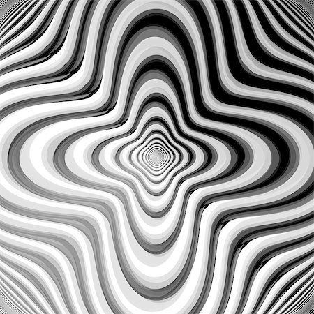 simsearch:400-07717373,k - Design monochrome whirl circular movement background. Abstract stripy warped textured backdrop. Vector-art illustration. EPS10 Foto de stock - Super Valor sin royalties y Suscripción, Código: 400-07827665