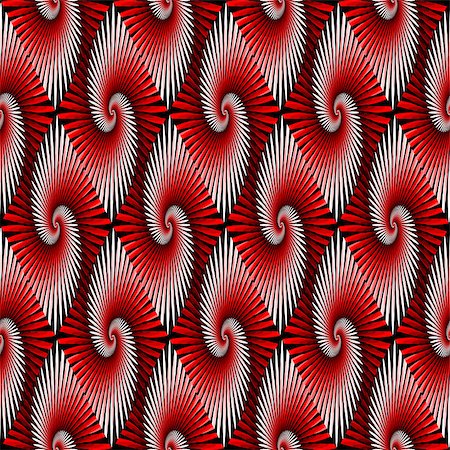simsearch:400-07631184,k - Design seamless colorful whirl rotation pattern. Abstract decorative strip textured background. Vector art. No gradient Stockbilder - Microstock & Abonnement, Bildnummer: 400-07827684