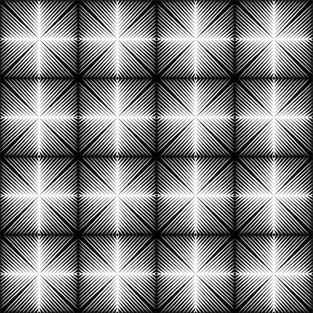 simsearch:400-07836085,k - Design seamless square trellised pattern. Abstract geometric monochrome background. Speckled texture. Vector art Foto de stock - Super Valor sin royalties y Suscripción, Código: 400-07827696