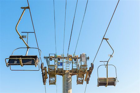 simsearch:400-04303416,k - fragment of funicular against the clear sky Stock Photo - Budget Royalty-Free & Subscription, Code: 400-07827824