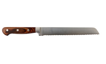 simsearch:400-04708469,k - isolated knife on white background with clipping path Stock Photo - Budget Royalty-Free & Subscription, Code: 400-07827919