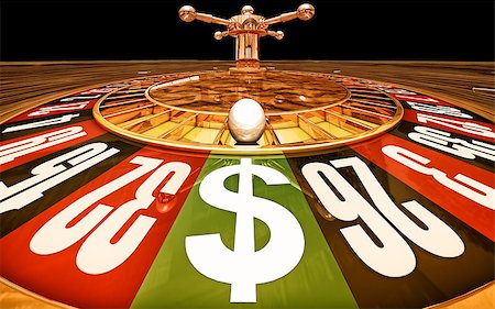 simsearch:400-07832442,k - 3D rendering of a roulette Stock Photo - Budget Royalty-Free & Subscription, Code: 400-07828404