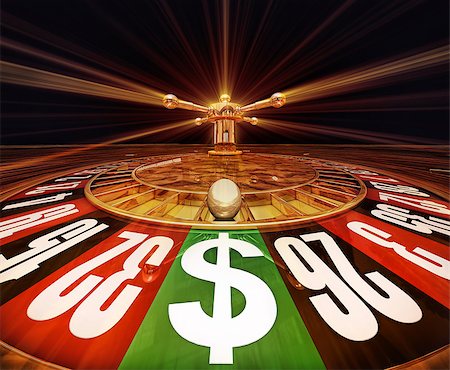 simsearch:400-07832442,k - 3D rendering of a roulette Stock Photo - Budget Royalty-Free & Subscription, Code: 400-07828405