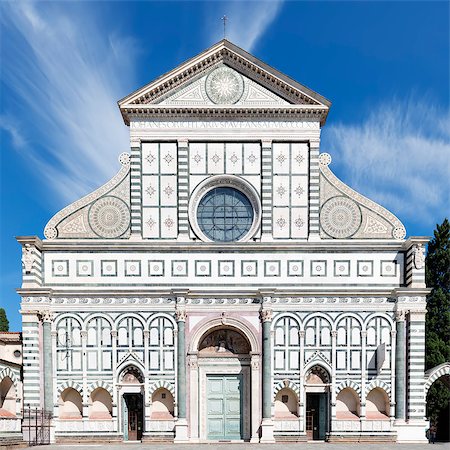 simsearch:400-05733973,k - Image of church Santa Maria Novella in Florence, Italy Stock Photo - Budget Royalty-Free & Subscription, Code: 400-07828434