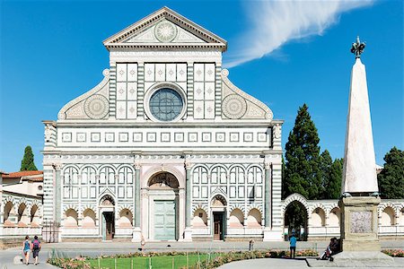 simsearch:400-05733973,k - Image of church Santa Maria Novella in Florence, Italy Stock Photo - Budget Royalty-Free & Subscription, Code: 400-07828432