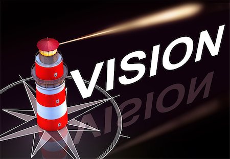 3D rendering of a lighthouse Stock Photo - Budget Royalty-Free & Subscription, Code: 400-07828457