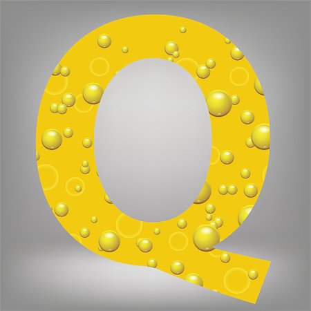 simsearch:400-07828997,k - colorful illustration with beer letter O on a grey background Stock Photo - Budget Royalty-Free & Subscription, Code: 400-07828994