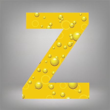simsearch:400-07828997,k - colorful illustration with beer letter Z on a grey background Stock Photo - Budget Royalty-Free & Subscription, Code: 400-07829003