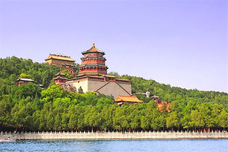 summer palace - Imperial Summer Palace in Beijing, China Foto de stock - Super Valor sin royalties y Suscripción, Código: 400-07829242