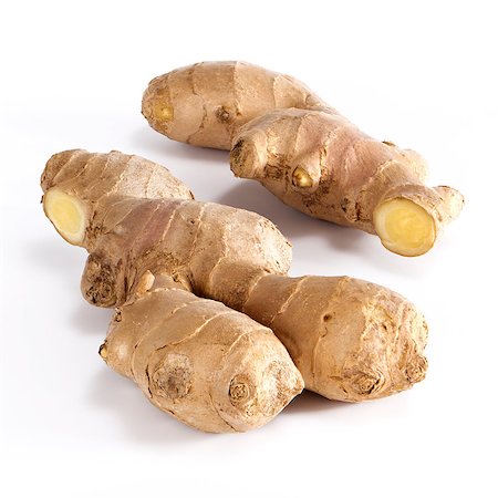 A Ginger root on the white background Stock Photo - Budget Royalty-Free & Subscription, Code: 400-07829343