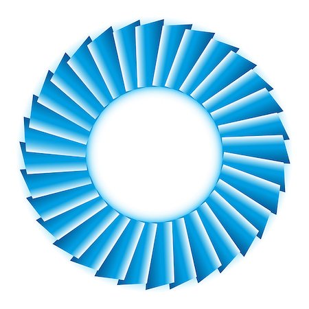 studio023 (artist) - Blue circle of transition to white as magical swirl waves Stockbilder - Microstock & Abonnement, Bildnummer: 400-07829356