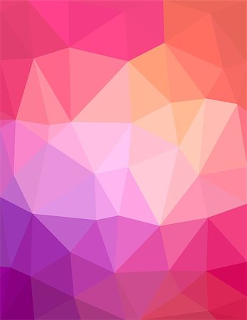 simsearch:400-08042759,k - Colorful vector geometric triangle mosaic background red colors Stockbilder - Microstock & Abonnement, Bildnummer: 400-07829617
