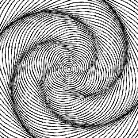 simsearch:400-08048827,k - Design monochrome swirl movement illusion background. Abstract striped distortion geometric backdrop. Spider web texture. Vector-art illustration Foto de stock - Super Valor sin royalties y Suscripción, Código: 400-07829951