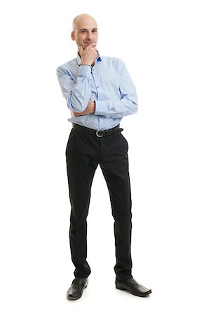 simsearch:400-07820348,k - full length portrait of a businessman over white background Photographie de stock - Aubaine LD & Abonnement, Code: 400-07820346