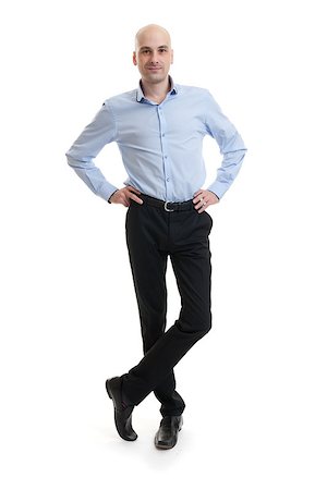 simsearch:400-07820348,k - full length portrait of a businessman over white background Photographie de stock - Aubaine LD & Abonnement, Code: 400-07820347