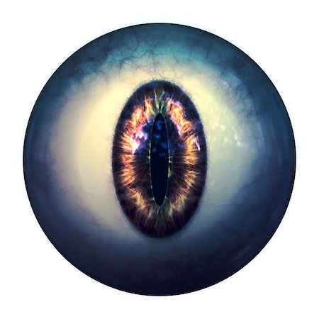 simsearch:400-07412118,k - Abstract scary 3d eyeball of a monster, Halloween background. Photographie de stock - Aubaine LD & Abonnement, Code: 400-07820835