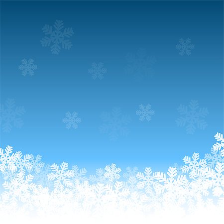 simsearch:400-07839998,k - Abstract blue and white christmas background with snowflakes Stock Photo - Budget Royalty-Free & Subscription, Code: 400-07821629