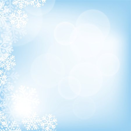 simsearch:400-07839998,k - Abstract blue christmas background with snowflakes Stock Photo - Budget Royalty-Free & Subscription, Code: 400-07821620