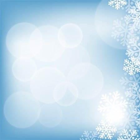 simsearch:400-07839998,k - Abstract blue christmas background with snowflakes Stock Photo - Budget Royalty-Free & Subscription, Code: 400-07821621