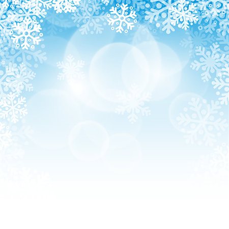 simsearch:400-07839998,k - Abstract blue christmas background with snowflakes Stock Photo - Budget Royalty-Free & Subscription, Code: 400-07821623