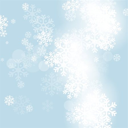 simsearch:400-07839998,k - Abstract blue christmas background with snowflakes Stock Photo - Budget Royalty-Free & Subscription, Code: 400-07821638