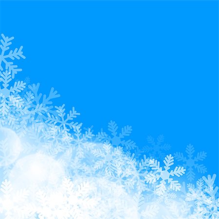 simsearch:400-07839998,k - Abstract blue christmas background with snowflakes Stock Photo - Budget Royalty-Free & Subscription, Code: 400-07821630