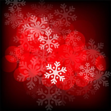 simsearch:400-07179433,k - Abstract red christmas background with snowflakes Stock Photo - Budget Royalty-Free & Subscription, Code: 400-07821646