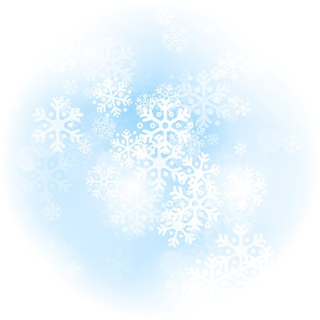 simsearch:400-07839998,k - Abstract blue christmas background with snowflakes Stock Photo - Budget Royalty-Free & Subscription, Code: 400-07821640