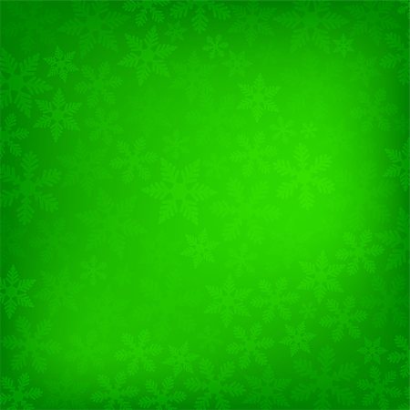 simsearch:400-07839998,k - Abstract green christmas background with snowflakes Stock Photo - Budget Royalty-Free & Subscription, Code: 400-07821655