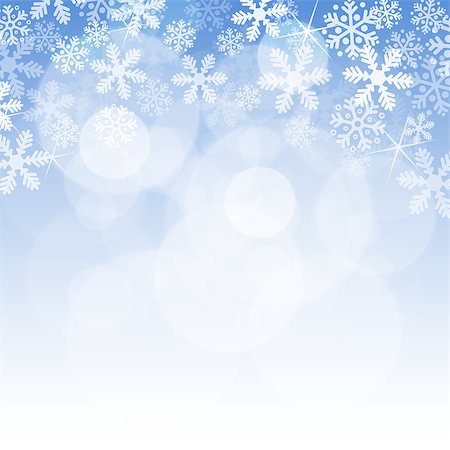 simsearch:400-07839998,k - Abstract blue christmas background with snowflakes Stock Photo - Budget Royalty-Free & Subscription, Code: 400-07821653
