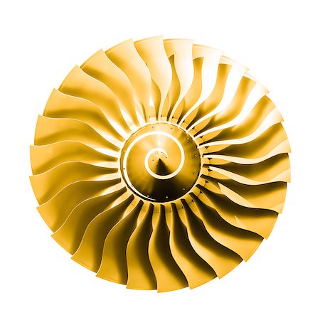 rotor - jet engine as an isolated golden sun graphics element Stock Photo - Budget Royalty-Free & Subscription, Code: 400-07822178