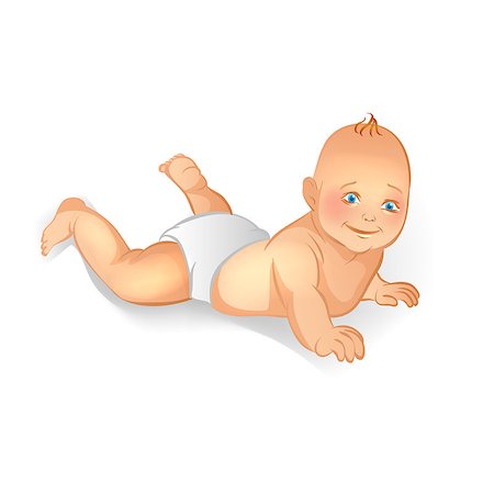 Vector illustration (eps 10) of Baby Stock Photo - Budget Royalty-Free & Subscription, Code: 400-07822949