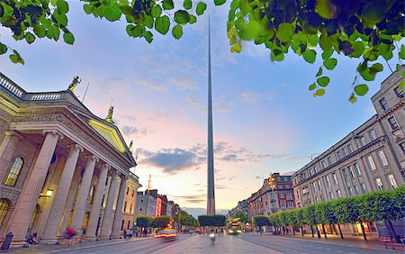 Dublin Spire at sunset Stock Photo - Budget Royalty-Free & Subscription, Code: 400-07823124