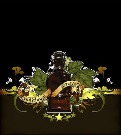 simsearch:400-08646298,k - beer background, this illustration may be useful as designer work Foto de stock - Super Valor sin royalties y Suscripción, Código: 400-07823202
