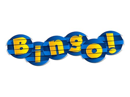 simsearch:400-06911675,k - Creative Abstract Bingo, Jackpot Symbol vector illustration Stock Photo - Budget Royalty-Free & Subscription, Code: 400-07823589