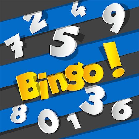 simsearch:400-06911675,k - Creative Abstract Bingo, Jackpot Symbol vector illustration Stock Photo - Budget Royalty-Free & Subscription, Code: 400-07823591