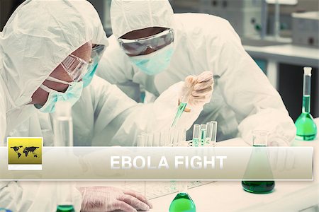 digital experience - Digital composite of Ebola news flash with medical imagery Photographie de stock - Aubaine LD & Abonnement, Code: 400-07835254