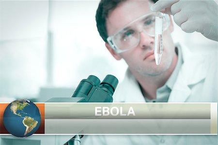 digital experience - Digital composite of Ebola news flash with medical imagery Photographie de stock - Aubaine LD & Abonnement, Code: 400-07835277