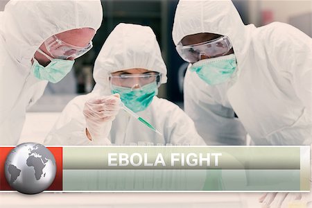 digital experience - Digital composite of Ebola news flash with medical imagery Photographie de stock - Aubaine LD & Abonnement, Code: 400-07835279