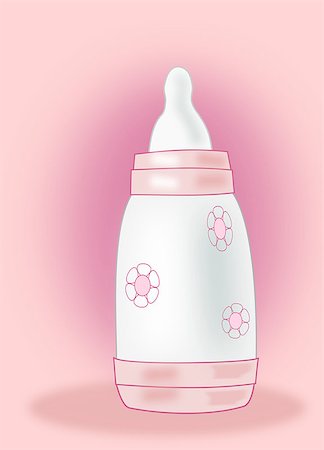 simsearch:400-04235699,k - A nap bottle on a pink background Foto de stock - Royalty-Free Super Valor e Assinatura, Número: 400-07836044